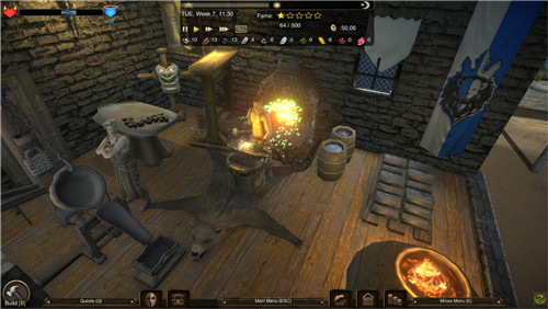 模拟经营游戏《铁匠传奇》Steam发售 不止打铁剑指天下