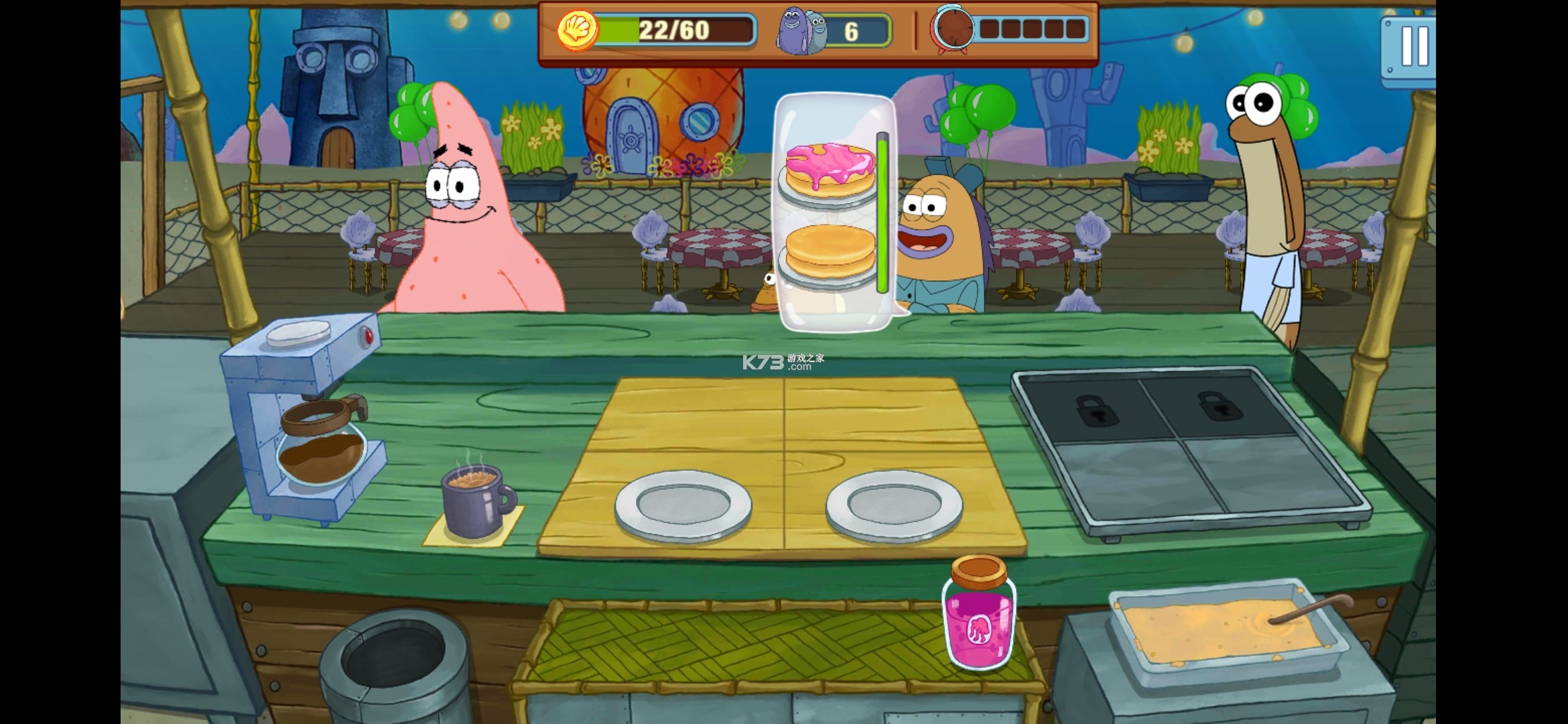 海绵宝宝大闹蟹堡王破解版