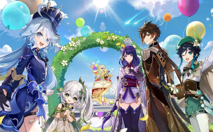 原神五星角色免费获取途径，官方周年庆送常驻5星