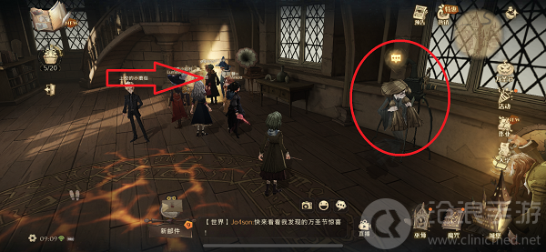 前往黑魔法防御术教室，偷听桃金**谈话