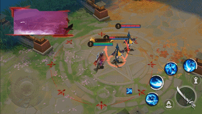 《决战!平安京》雪童子血影凛之刃皮肤特效