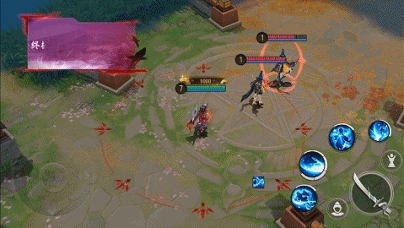 《决战!平安京》雪童子血影凛之刃皮肤特效