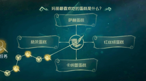 第五人格玛丽最喜欢吃的蛋糕答案