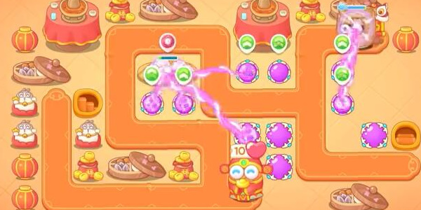 保卫萝卜4新春大集第10关怎么过